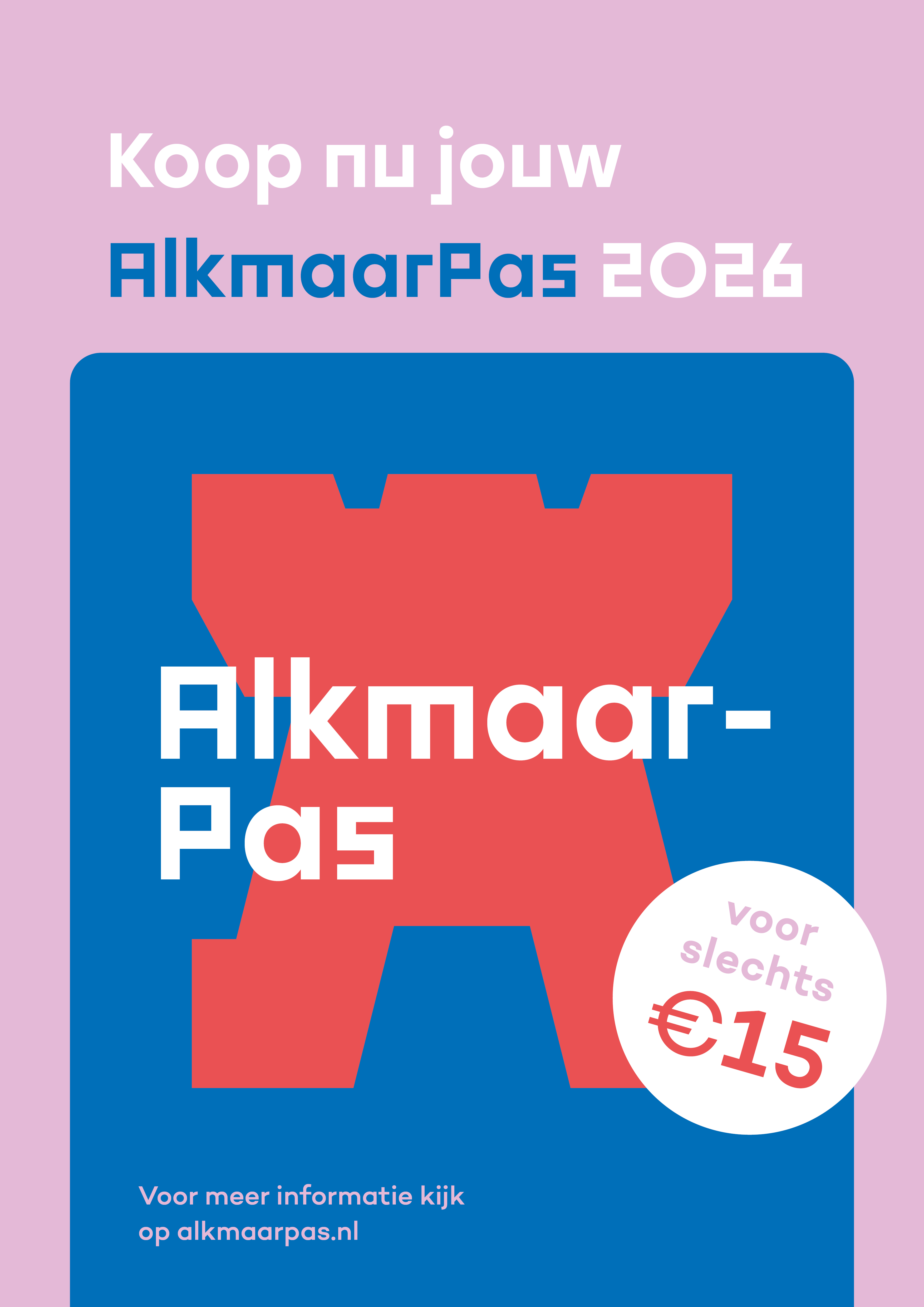 Haal alles uit Alkmaar met de AlkmaarPas